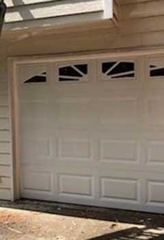 Broken Garage Door Panel Repair, Darien